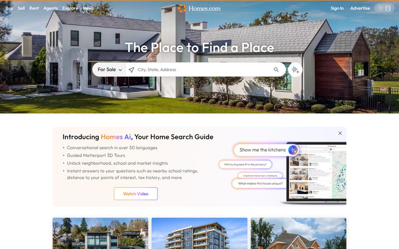 Homes.com website